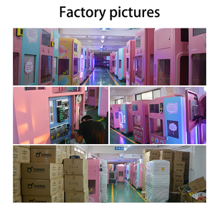 Máquina de malvaviscos y máquina de hacer algodón automático mágico Flossy Candy Floss máquina expendedora de supermercado a la venta - Product Image 5