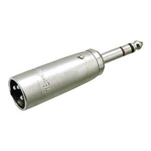 Adattatore maschio a 3 pin tipo jack standard, ideale per la connessione di dispositivi audio e la trasmissione di segnali. - Product Image 1