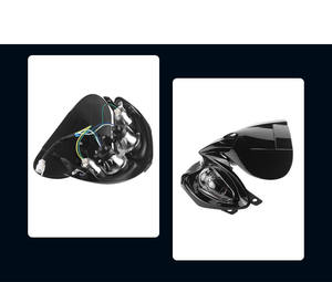 Lampu depan Led motor dua kepala, lampu depan motor Led, lampu Fairing sepeda motor trail, lampu sorot rendah, lampu depan sepeda motor untuk ATV - Product Image 3
