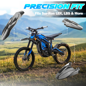 ชุดกันกระแทกหน้า-หลังมอเตอร์ไซค์ คาร์บอนไฟเบอร์ ป้องกันโคลน ใช้ได้กับมอเตอร์ไซค์ Talaria Mx4 - Product Image 4