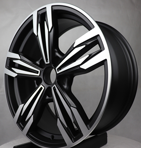 Jantes en alliage 15 pouces 5 trous 5x114.3, jantes de voiture 17 pouces PCD 5x100-114.3mm à cinq branches, moyeux de roues en alliage Flow Forming - Product Image 1