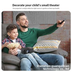 Haute Configuration A32 Mini projecteur vidéo Home cinéma 4K <span class=keywords><strong>3D</strong></span> 2G lampe à LED haute luminosité support direct d'usine modèle A30 - Product Image 4