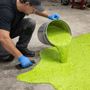 Revestimiento de Piso Autonivelante de Arena Epóxica de Color, Pintura Decorativa para Pisos Resistente al Desgaste y sin Juntas - Product Image 3