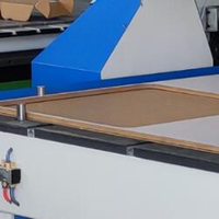 Routeur CNC à bois JX1325 avec cylindre de positionnement, machine de travail du bois 4 axes 3 axes pour la sculpture sur bois