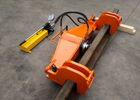 Máquina Dobladora de Rieles Hidráulica YZG-550, Herramienta Dobladora de Rieles de Guía Horizontal, Nueva Dobladora de Rieles de Metal de Acero con Tornillo de Gancho para Uso Ferroviario