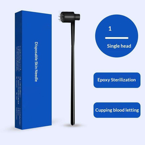 Aiguille de sang versé en acier inoxydable pour ventouses de médecine traditionnelle chinoise, motif fleur de prunier, simple/double tête - Product Image 6
