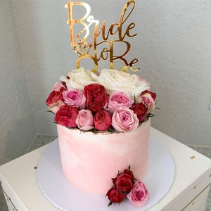 Cake <span class=keywords><strong>Topper</strong></span> in Acrilico 'Bride to Be' <span class=keywords><strong>per</strong></span> Decorazione <span class=keywords><strong>Torta</strong></span> Festa Nuziale, Accessorio <span class=keywords><strong>per</strong></span> Torte - Product Image 3