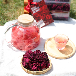 Shangri-La 5A rosas rojas florecientes aromático té de <span class=keywords><strong>flores</strong></span> enteras liofilizadas 0,5 KG/bolsa rosas sueltas de Yunnan - Product Image 5
