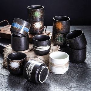 Tasse à thé ou à café en céramique rustique de style japonais avec couvercle, empilable, écologique, pour usage commercial - Product Image 2