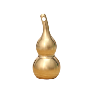 <span class=keywords><strong>La</strong></span> grande gourde creuse en laiton <span class=keywords><strong>a</strong></span> une ouverture qui peut être ouverte pour contenir du cinabre, des talismans, des caractères gravés et autres objets. - Product Image 3