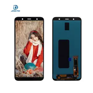 Oled Lcd Display galaxy J810 ,through PASS Lcd Screen with fingerprint support for galaxy J810 lcd for mobile phones