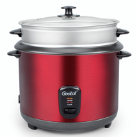 Cuiseur de Riz Vapeur avec Revêtement Antiadhésif Disponible en Capacités de 0,6 L / 1,0 L / 1,8 L / 2,8 L
