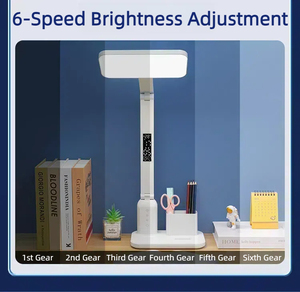 Lámpara de Escritorio LED Multifuncional Moderna de ABS, Recargable por USB, Táctil, Portátil, para Estudio y Lectura, Regulable, Alto CRI - Product Image 2