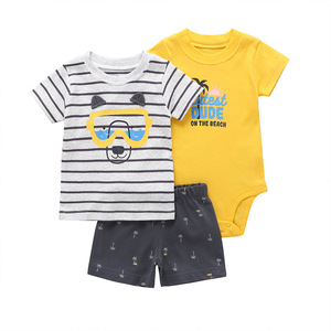 Ensemble pour garçons Tenues pour enfants Vêtements Style coréen Bon marché <span class=keywords><strong>Acheter</strong></span> en gros directement de la Chine Fabricant mignon pour bébés - Product Image 1