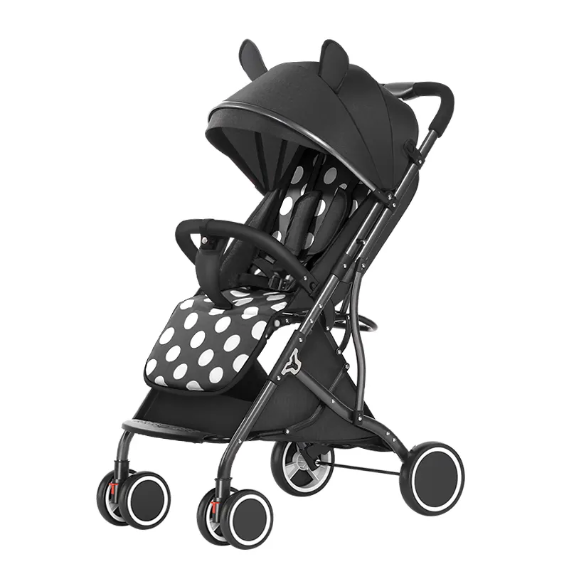 New model 3 in 1 baby walking trolley toy/children carrying trolley for baby lightweight foldable toy baby carriage