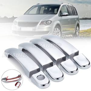 8 pièces de garnitures de poignées de porte chromées ABS pour VW Touran/Caddy/Multivan 2003 2004 2005 2006 2007 2008 2009 2010 2011 2012 2013 - Product Image 1