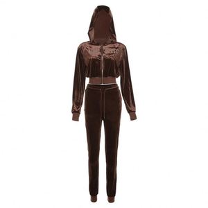 <span class=keywords><strong>Ropa</strong></span> De Mujer De talla grande, chándal, chándal, conjunto De 2 piezas, <span class=keywords><strong>ropa</strong></span> De pareja De otoño para Mujer, Logofemme personalizado - Product Image 2
