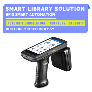 MiJin Android 11 4GB+64GB ISO 18000-6C <span class=keywords><strong>RFID</strong></span> UHF 865-868MHz Jangkauan Jauh 2D Scancer Genggam Impinj E710 <span class=keywords><strong>Reader</strong></span> 0-20m ABS - Product Image 1