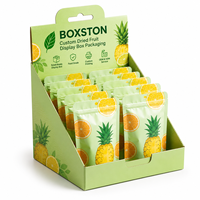 Op maat gemaakte, hoogwaardige, waterdichte, gegolfde displaybox voor gedroogd fruit met sponsvoering en eenvoudig te openen ontwerp