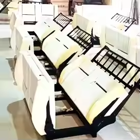 เบาะนั่งปรับได้พับได้รุ่นแคลิฟอร์เนียสำหรับที่นั่งในรถฟังก์ชั่นพับได้สำหรับรถโตโยต้าสปรินเตอร์ MPV ทุกวัน - Product Image 5