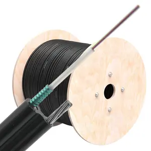 Overhead Aerial GYTC8S GYTC8A 24 48 96 144 core Stranded Steel Wire Strength Aluminum Amour 8 Figure Outdoor Fiber Optic Cable