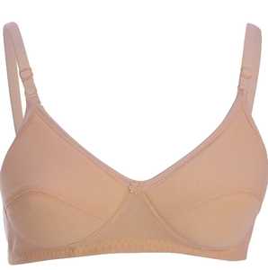 Sujetador sin costuras con aros para mujer, copa completa, uso diario, suave y cómodo, tejido de spandex y nailon, cierre trasero, tirantes ajustables - Product Image 1