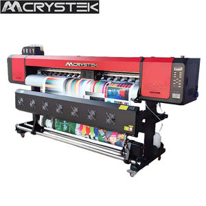 طابعة نافثة للحبر XP600 جديدة بعرض 1900 مم تعمل بالحبر الإيكولوجي المذيب مع خزان حبر قابل لإعادة التعبئة بدون حواف لمدة عام واحد لطباعة لافتات القماش والفينيل وملصقات السيارات - Product Image 1