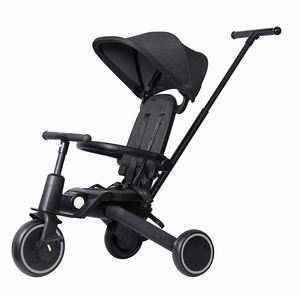 Tricycle multifonction <span class=keywords><strong>BEBELUX</strong></span> T8 pour bébé avec dossier inclinable et siège rotatif à pliage à un bouton pour les tout-petits - Product Image 2