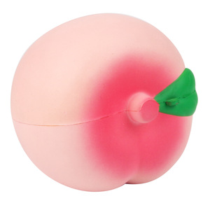 Pu Peach <b>Squishy</b> Toy 10cm Slow Rebound Fidget Stress Relief For Kids Unisex - Product Image 4