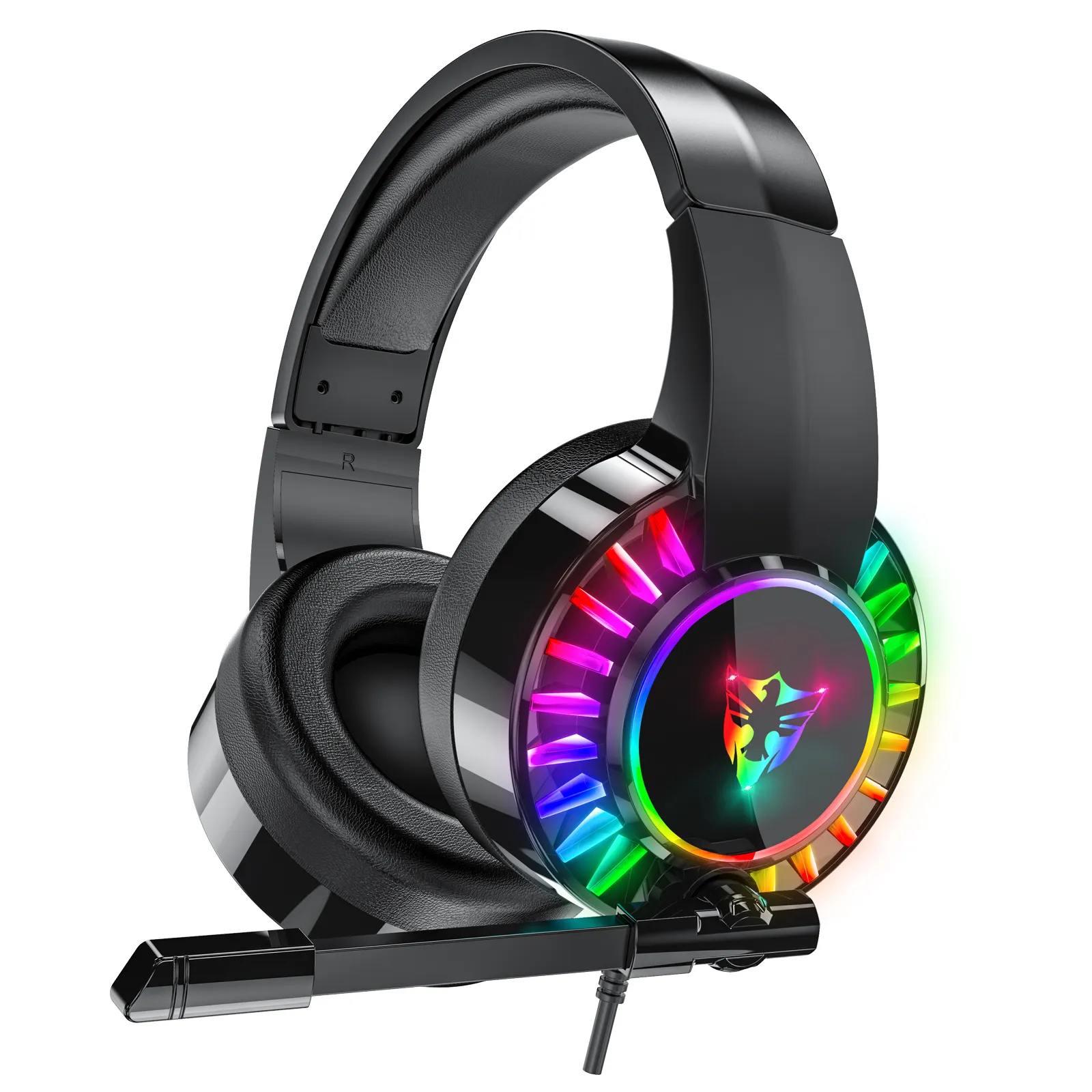 G505 Computer Headset Head-mounted Gaming Headset Wired Subwoofer Noise Reduction 7.1 Channel