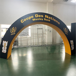 Arcos de Exhibición Curvos de Doble Pared con Anillo Redondo Personalizados, Arcos de Línea de Salida de Tela Tensada para Eventos Deportivos al Aire Libre, Ferias Comerciales - Product Image 6