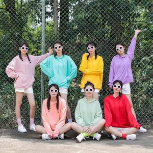 450Gsm Custom Logo Wholesale Cotton Polyester Oversized <b>Drop</b> Shoulder Heavyweight Multi Color Heavy Hoody Hoodies - Product Image 2