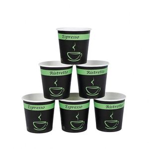 แก้วกระดาษกาแฟขนาด 8 ออนซ์ ป้องกันการรั่วซึม พร้อมฝาปิด สำหรับเครื่องดื่มเย็นและเบียร์  บรรจุภัณฑ์สำหรับอาหารในงานอีเว้นท์  พร้อมโลโก้ส่วนตัว - Product Image 1