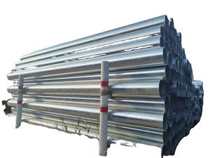 Tubo de Acero Galvanizado Redondo Estándar DN100 de 4 Pulgadas, Especificación para Producción de Postes de Alumbrado Público, Instalaciones Municipales al Aire Libre - Product Image 1