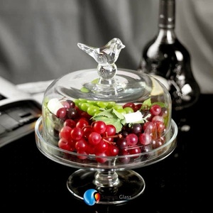 Samyo Elegent <strong>Cake</strong> <strong>Dome</strong> Container and Plate Clear <strong>Glass</strong> <strong>Cake</strong> <strong>Dome</strong> and Stand - Product Image 3