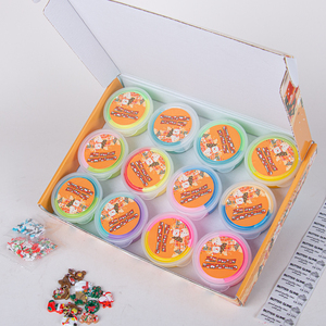 ชุดทำสไลม์เนยคริสต์มาส สไลม์มินิ น่ารัก มีชาร์ม กลิ่นหอม สไลม์สำเร็จรูป ของชำร่วย ของเล่นนุ่ม ยืดหยุ่น บรรเทาความเครียด - Product Image 4