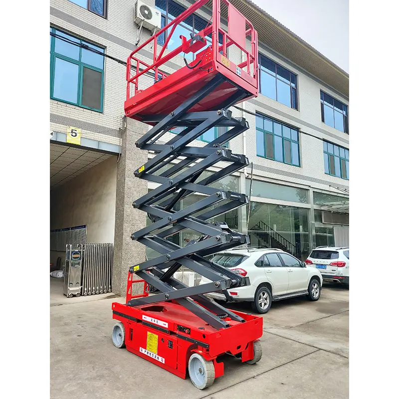 Sản xuất bán hàng trực tiếp Chất lượng cao bền 6M-14m Điện Scissor Lift nền tảng