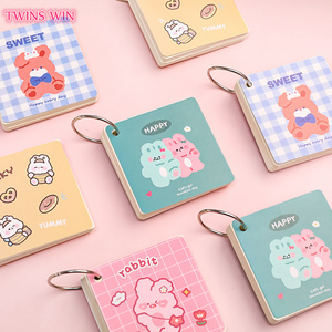 Libro de dibujos animados de hierro para <span class=keywords><strong>estudiantes</strong></span>, libro de palabras en blanco, Inglés, oficina, aprendizaje, portátil, hoja suelta, 2952 - Product Image 6