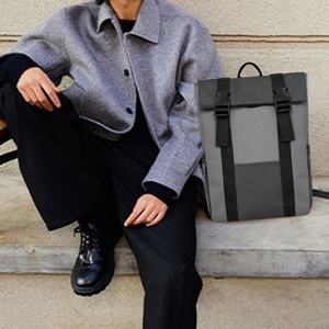 Custom Logo New Fashion Designer Nylon <b>Backpack</b> Waterproof Men College Travel <b>Antitheft</b> Leisure Laptop Flip Polyester Zipper - Product Image 3