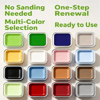 Peinture acrylique multi-couleurs à base d'eau pour meubles, revêtement pour armoires, tables, portes et chaises en bois