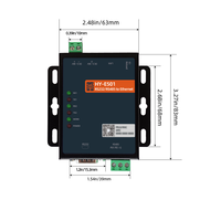 Servidor de puerta de enlace serie RS232 RS485, MCU de doble núcleo de 240MHz, Ethernet 10/100Mbps, amplio voltaje, Modbus MQTT IoT, convertidor con doble watchdog