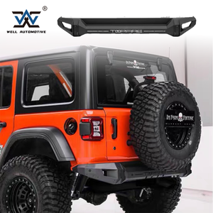 Parachoques trasero de coche de venta de fábrica para Wrangler JL Predator IV parachoques trasero todoterreno manganeso acero aluminio magnesio aleación Bull Bar - Product Image 1