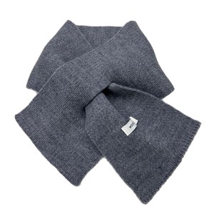 Knitted <b>Wool</b> Short Scarf Solid Color Collar Warm Cross Scarf Neutral Gender Autumn Winter Wear - Product Image 5