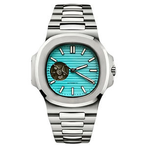 Nuevo Reloj con Movimiento Mecánico NH38, Esfera Hueca de 41 mm con Correa de Acero Inoxidable y Visualización de Agujas - Product Image 3