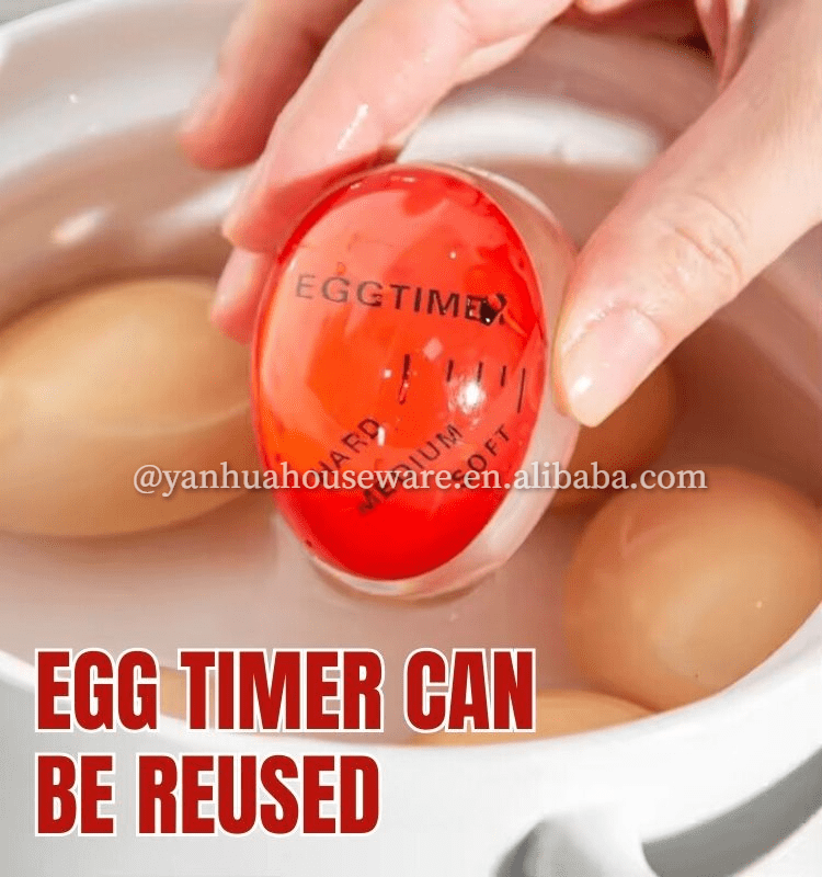 Kitchen Accessories Soft Hard Boiled Egg Timer Boil Color Changing Egg Kitchen Timers