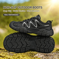 Chaussures de randonnée décontractées pour l'extérieur, avec embout de protection, maille respirante, semelle antidérapante et amortie