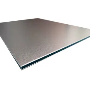 회색 화강암 복합 타일 Alucobond 10mm 브러시 벽 클래딩 시트 acp 알루미늄 복합 패널