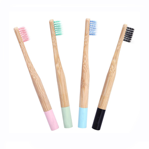 Brosse à dents biodégradable à manche rond et filaments souples en spirale pour enfants et adultes – Produit populaire pour l'e-commerce en matière d'hygiène bucco-dentaire - Product Image 1