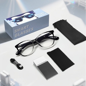 Lunettes intelligentes Bluetooth best-seller avec fonction marche/arrêt automatique, charnière à ressort métallique, assistant vocal IA, et fonction audio pour musique et appels - Product Image 3