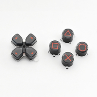 Pièce de rechange pour manette PS5 : Bouton directionnel en cristal, fonction D-pad, touches ABXY et levier analogique pour Astro Bot PS5